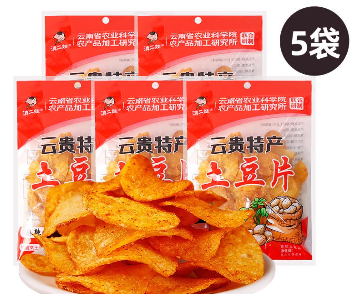 麻辣土豆片5袋